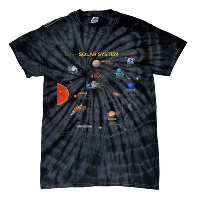 Solar System Perfect Space Enthusiasts Gift Tie-Dye T-Shirt