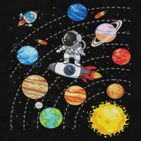 Solar System Planets Science Space Astronaut Universe Galaxy Ladies PosiCharge Tri-Blend Wicking Tank