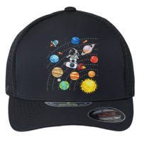 Solar System Planets Science Space Astronaut Universe Galaxy Flexfit Unipanel Trucker Cap