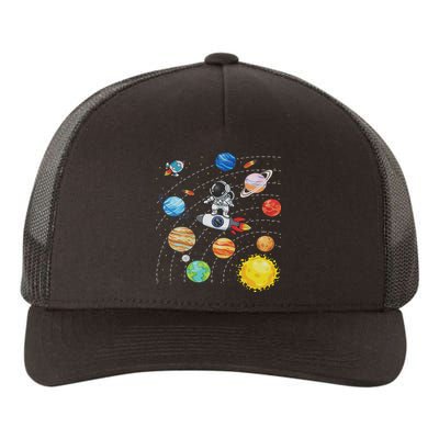 Solar System Planets Science Space Astronaut Universe Galaxy Yupoong Adult 5-Panel Trucker Hat