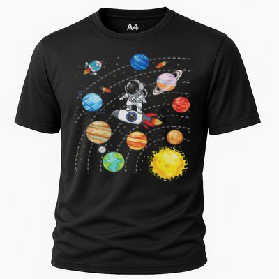 Solar System Planets Science Space Astronaut Universe Galaxy Performance Shirt