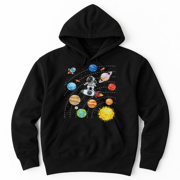 Solar System Planets Science Space Astronaut Universe Galaxy Hoodie