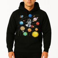 Solar System Planets Science Space Astronaut Universe Galaxy Hoodie