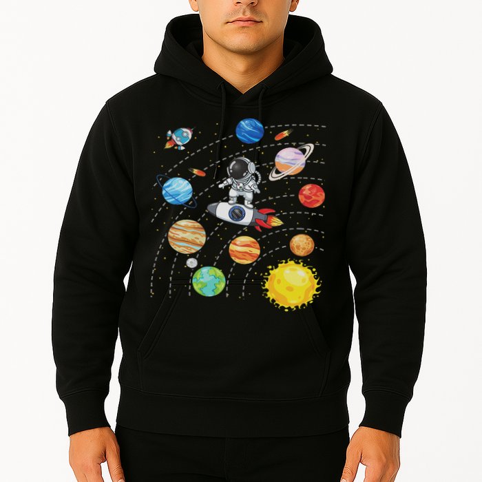 Solar System Planets Science Space Astronaut Universe Galaxy Hoodie