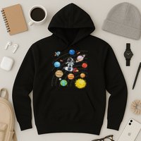 Solar System Planets Science Space Astronaut Universe Galaxy Hoodie
