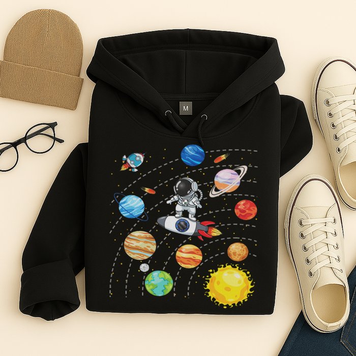 Solar System Planets Science Space Astronaut Universe Galaxy Hoodie