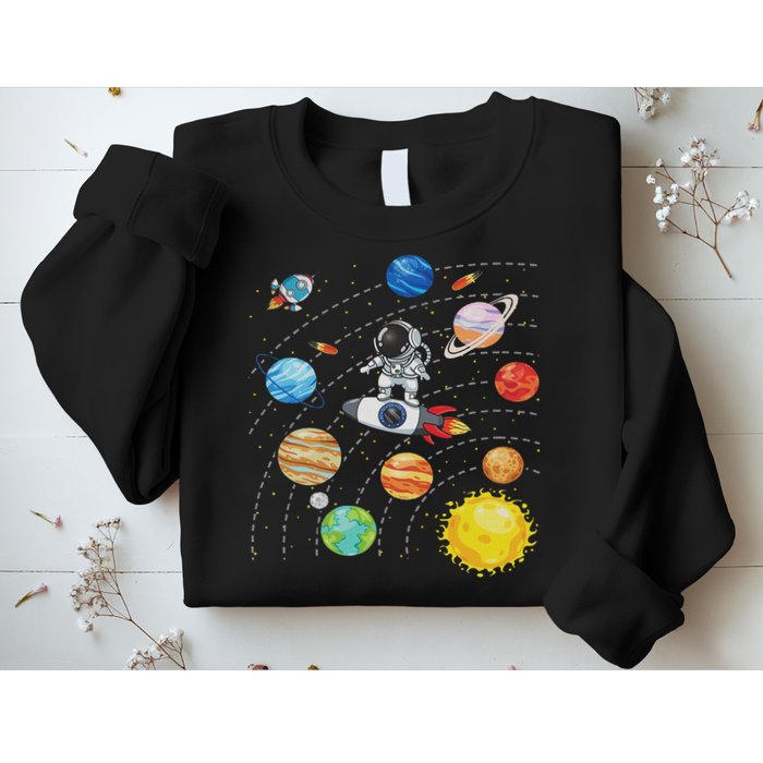Solar System Planets Science Space Astronaut Universe Galaxy Sweatshirt
