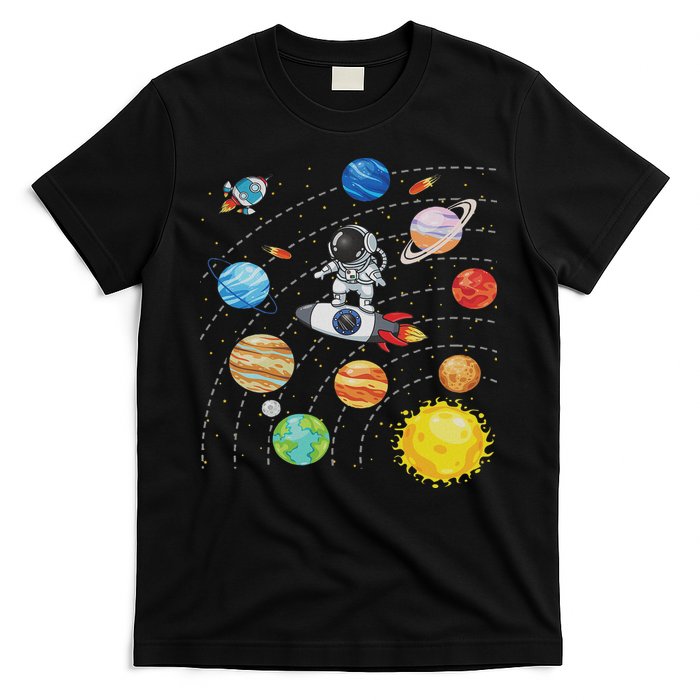 Solar System Planets Science Space Astronaut Universe Galaxy T-Shirt