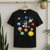 Solar System Planets Science Space Astronaut Universe Galaxy T-Shirt