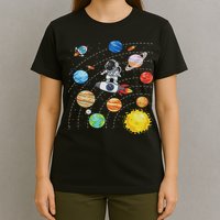 Solar System Planets Science Space Astronaut Universe Galaxy T-Shirt