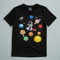 Solar System Planets Science Space Astronaut Universe Galaxy T-Shirt