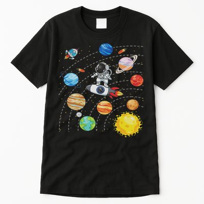 Solar System Planets Science Space Astronaut Universe Galaxy Tall T-Shirt