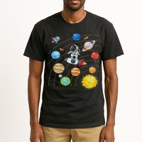 Solar System Planets Science Space Astronaut Universe Galaxy Tall T-Shirt