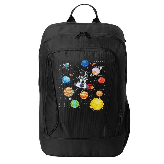 Solar System Planets Science Space Astronaut Universe Galaxy City Backpack