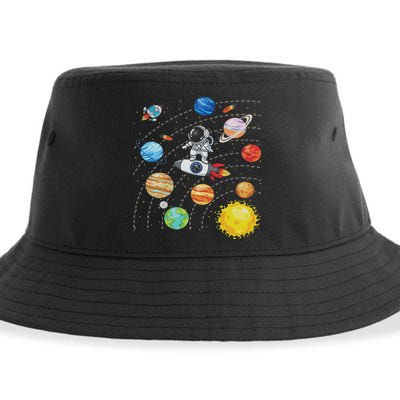 Solar System Planets Science Space Astronaut Universe Galaxy Sustainable Bucket Hat