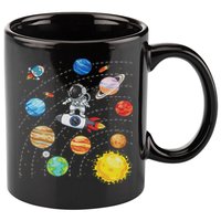 Solar System Planets Science Space Astronaut Universe Galaxy 11oz C Handle Ceramic Mug