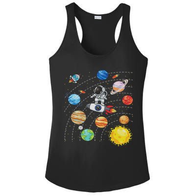 Solar System Planets Science Space Astronaut Universe Galaxy Ladies PosiCharge Competitor Racerback Tank