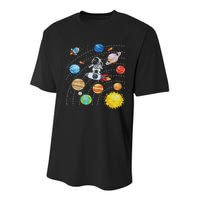 Solar System Planets Science Space Astronaut Universe Galaxy Youth Performance Sprint T-Shirt