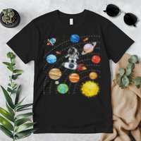 Solar System Planets Science Space Astronaut Universe Galaxy Premium T-Shirt