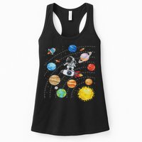 Solar System Planets Science Space Astronaut Universe Galaxy Womens Tank Top