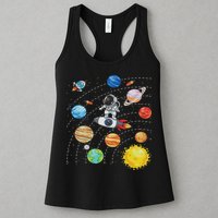 Solar System Planets Science Space Astronaut Universe Galaxy Womens Tank Top