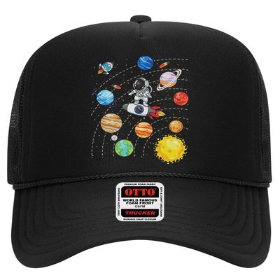 Solar System Planets Science Space Astronaut Universe Galaxy Trucker Hat