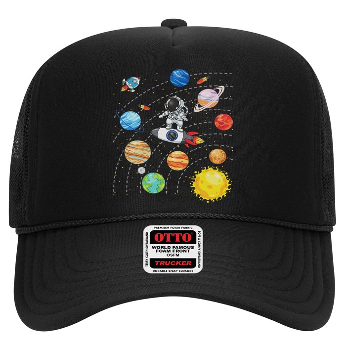Solar System Planets Science Space Astronaut Universe Galaxy Trucker Hat