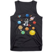 Solar System Planets Science Space Astronaut Universe Galaxy Tank Top