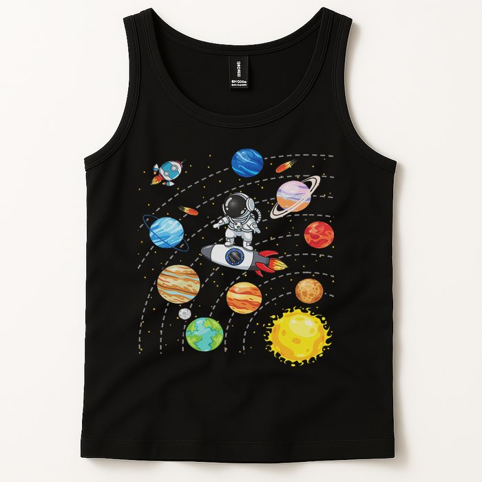 Solar System Planets Science Space Astronaut Universe Galaxy Tank Top