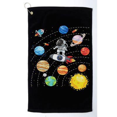 Solar System Planets Science Space Astronaut Universe Galaxy Golf Towel