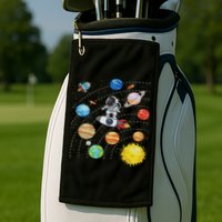 Solar System Planets Science Space Astronaut Universe Galaxy Golf Towel