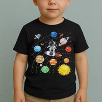 Solar System Planets Science Space Astronaut Universe Galaxy Toddler T-Shirt