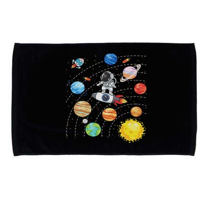 Solar System Planets Science Space Astronaut Universe Galaxy Microfiber Hand Towel