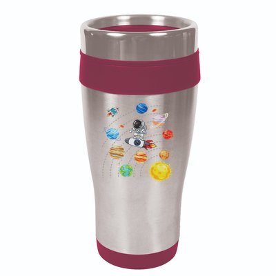 Solar System Planets Science Space Astronaut Universe Galaxy 16oz Travel Tumbler