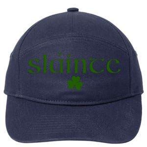 SláInte St Patrick Day 7-Panel Snapback Hat