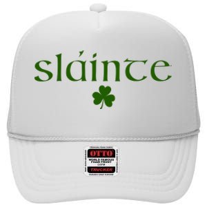 SláInte St Patrick Day High Crown Mesh Back Trucker Hat