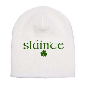 SláInte St Patrick Day Short Acrylic Beanie