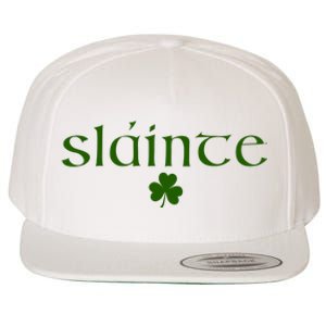 SláInte St Patrick Day Wool Snapback Cap