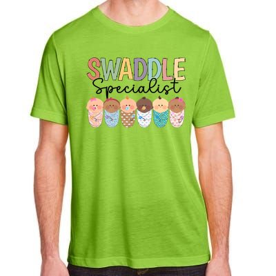 Swaddle Specialist Postpartum Nicu Mother Nurse Meaningful Gift Adult ChromaSoft Performance T-Shirt