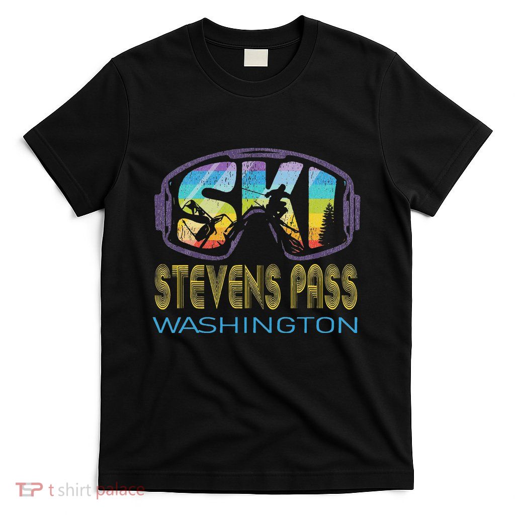 Ski Stevens Pass Washington Skiing Vacation T-Shirt