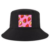 Strawberry seamless pattern Cool Comfort Performance Bucket Hat