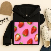 Strawberry seamless pattern Hoodie
