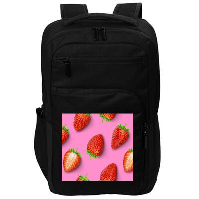 Strawberry seamless pattern Impact Tech Backpack