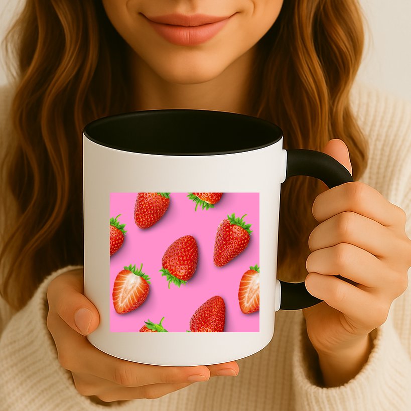 Strawberry seamless pattern Mug