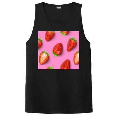 Strawberry seamless pattern PosiCharge Competitor Tank