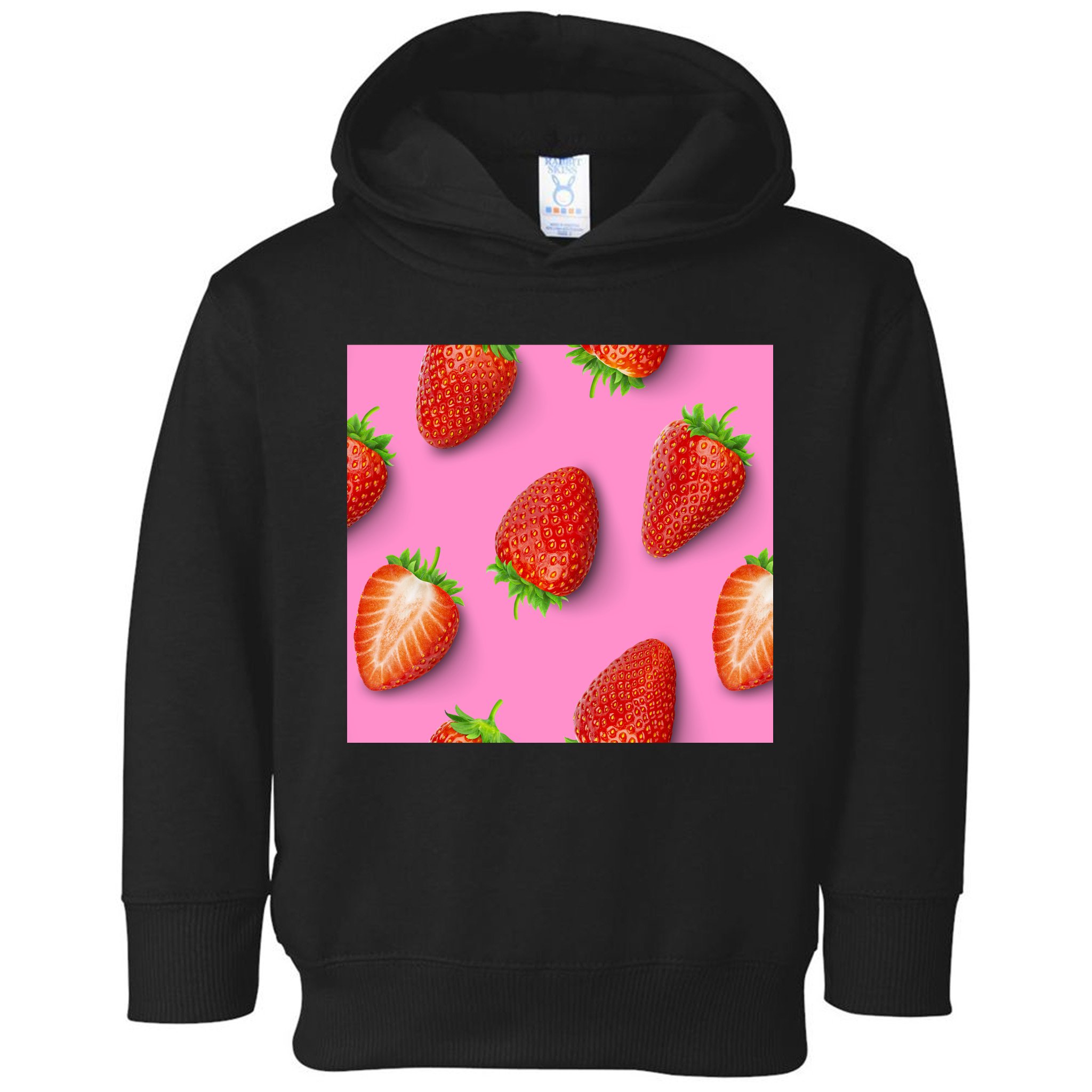 Strawberry seamless pattern Toddler Hoodie