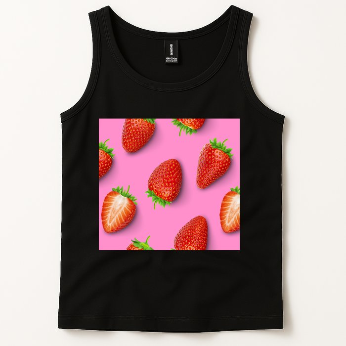 Strawberry seamless pattern Tank Top