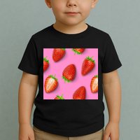 Strawberry seamless pattern Toddler T-Shirt
