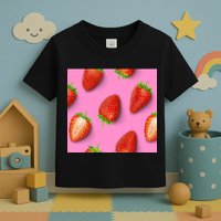 Strawberry seamless pattern Toddler T-Shirt