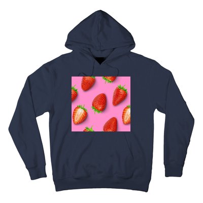 Strawberry seamless pattern Hoodie